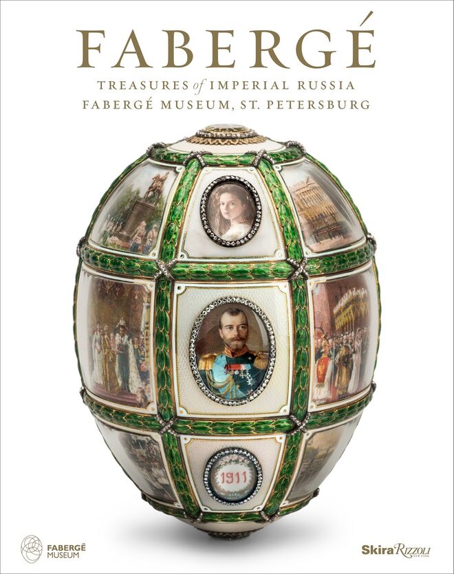 Capa do livro Fabergé: Theasures of Imperial Russia, Rizzoli. 