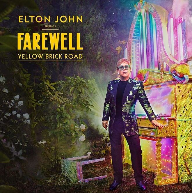 O cartaz da tournée Farewell Yellow Brick Road