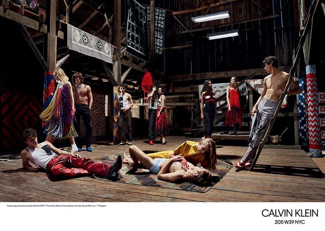 Calvin Klein para primavera/verão 2018