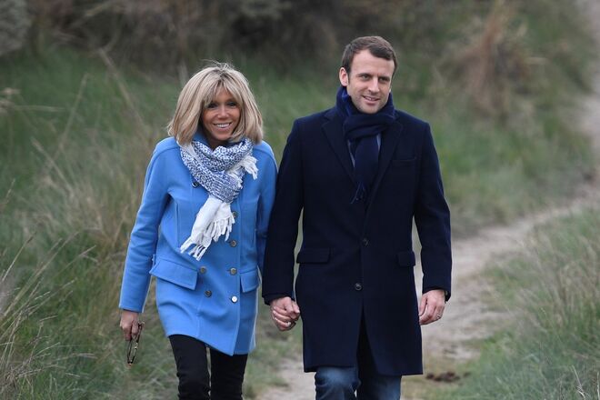 Brigitte Macron e Emmanuel Macron: 24 anos de diferença. Os actuais Presidente e Primeira-Dama franceses são casados desde 2007. 