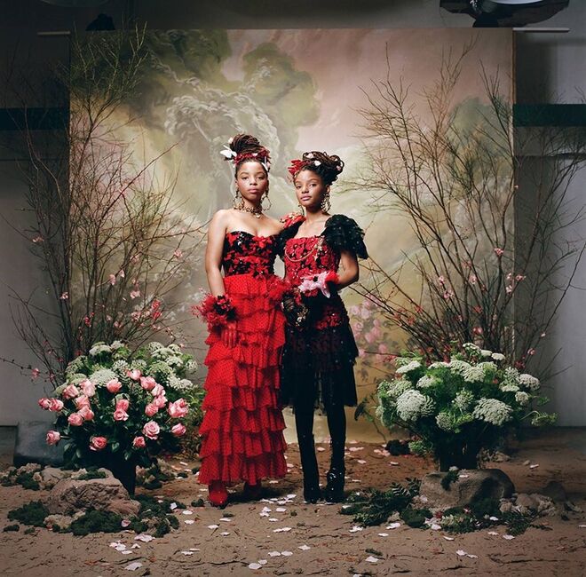 Look 2: Chloe X Halle