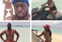 Gabrielle Union e Dwayne Wade | Casaram em Miami, em agosto de 2014, e seguiram depois para o primeiro destino da lua-de-mel, as Maldivas. O segundo destino foi a Tanzânia. 