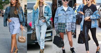 40 formas de usar um casaco de ganga