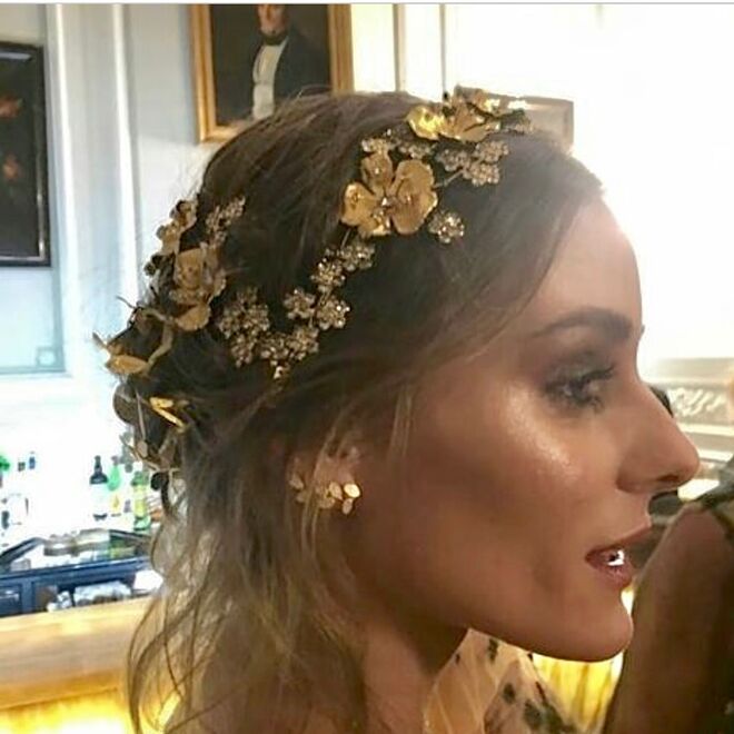 Olivia Palermo, na festa.