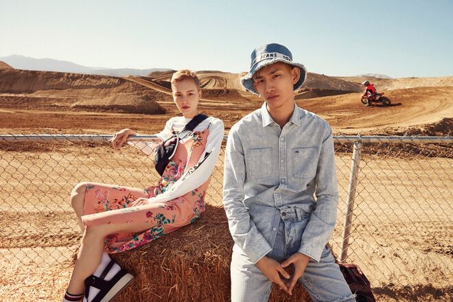 Christian “King” Combs, Pyper America Smith, Gabriel-Kane Day-Lewis, Diana Silvers, Lina Hoss e Sup Park. Tommy Hilfiger Jeans para primavera/verão 2018.