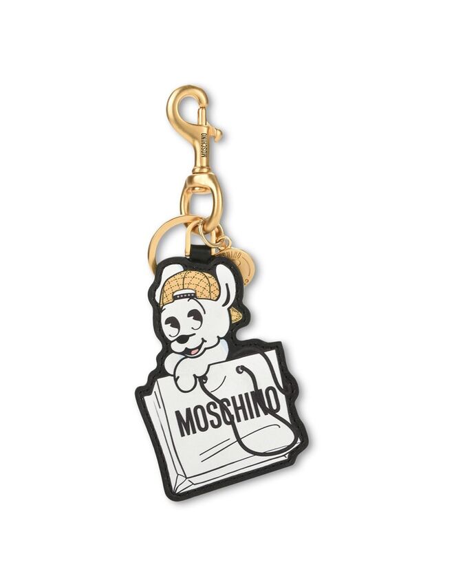 Porta-chaves, edição limitada, €125, Moschino