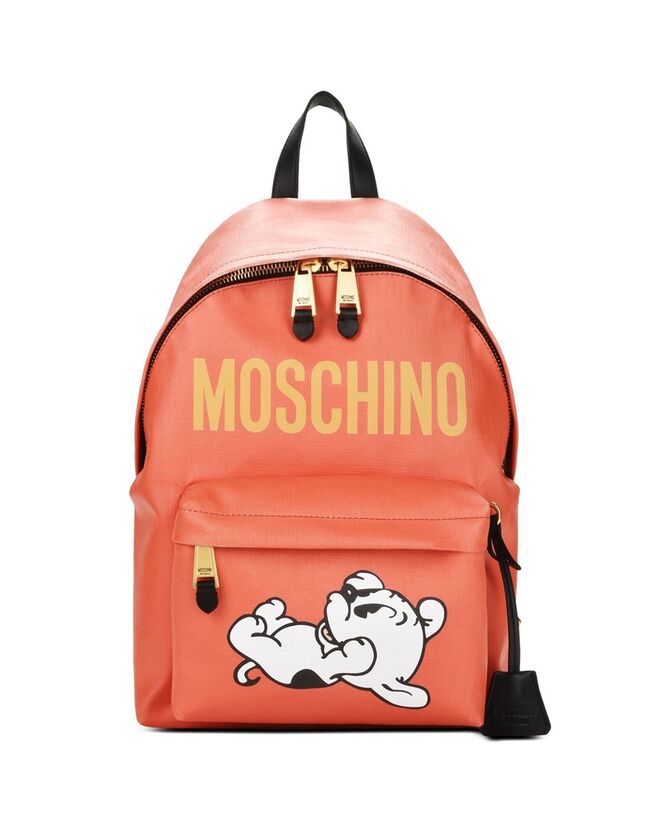 Mochila, edição limitada, €712, Moschino