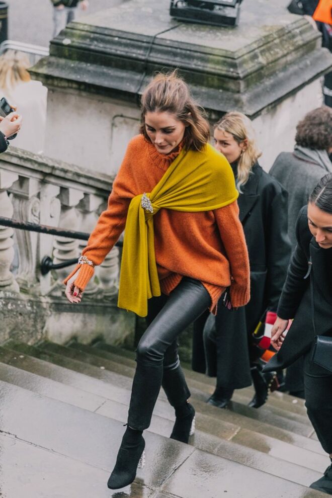Olivia Palermo na Semana da Moda de Londres