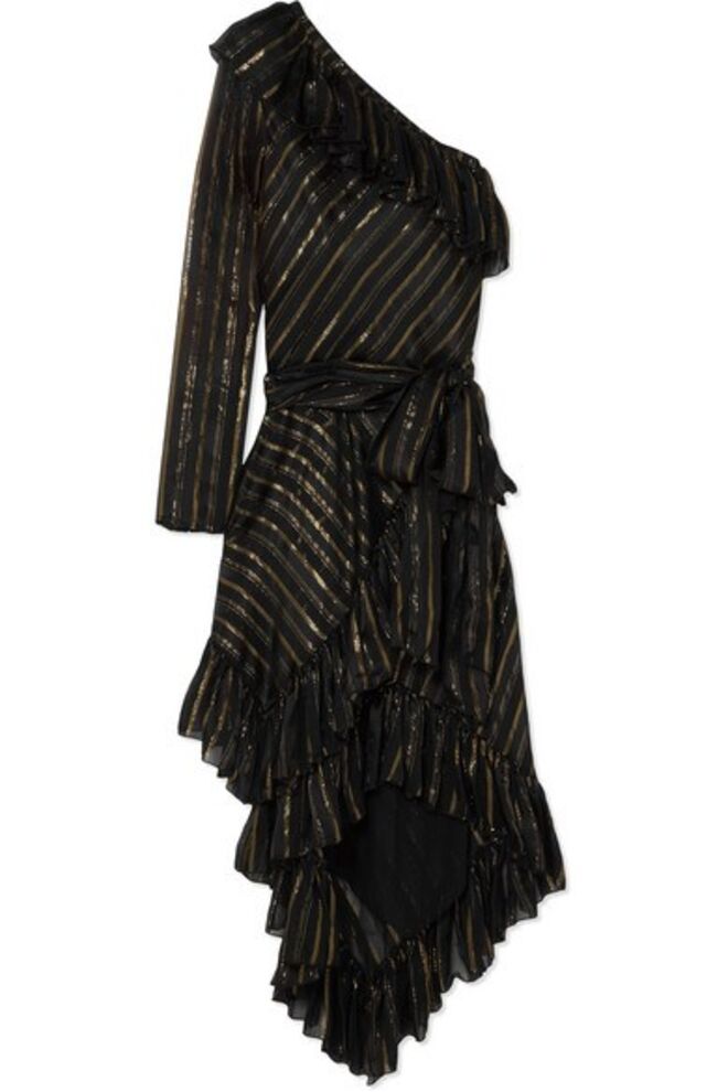 Vestido em seda, €750, Philosophy di Lorenzo Serafini, em net-a-porter.com