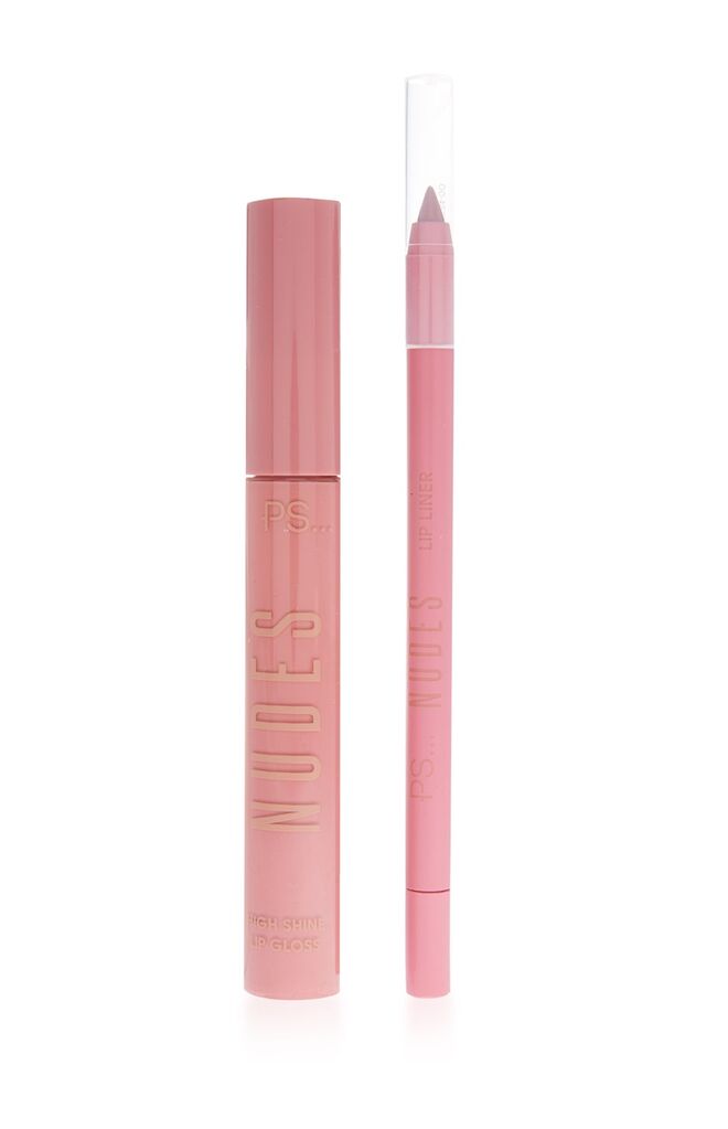 PS… Nudes Lip Kit, €4, Primark