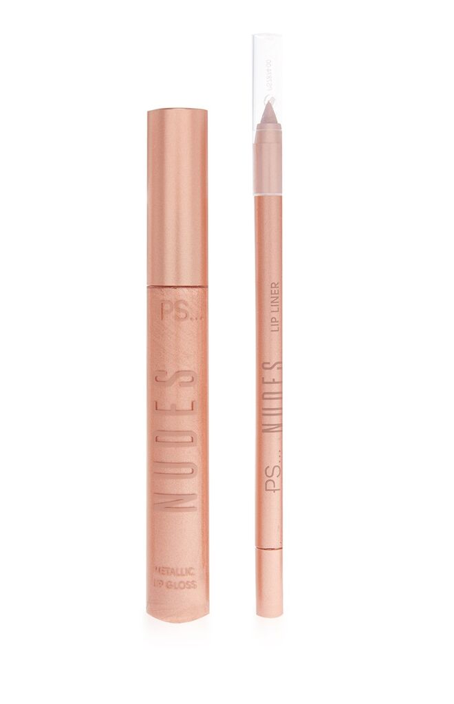 PS… Nudes Lip Kit, €4, Primark