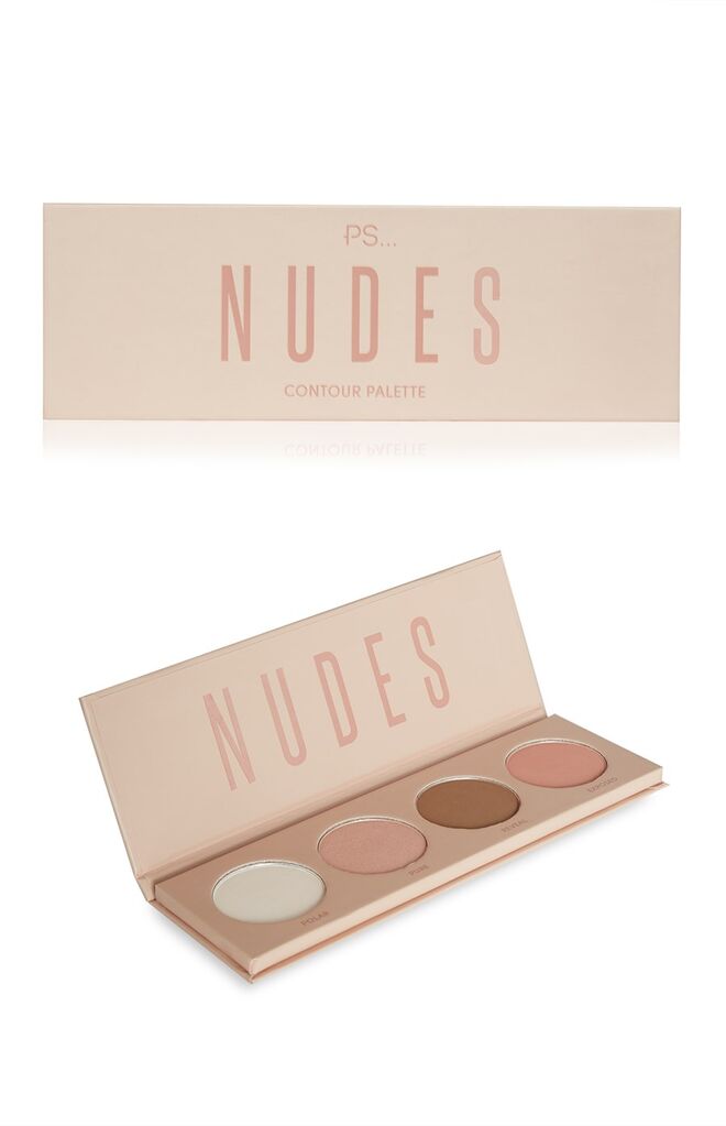 PS… Nudes 4 Shade Highlight and Contour Palette, €5, Primark