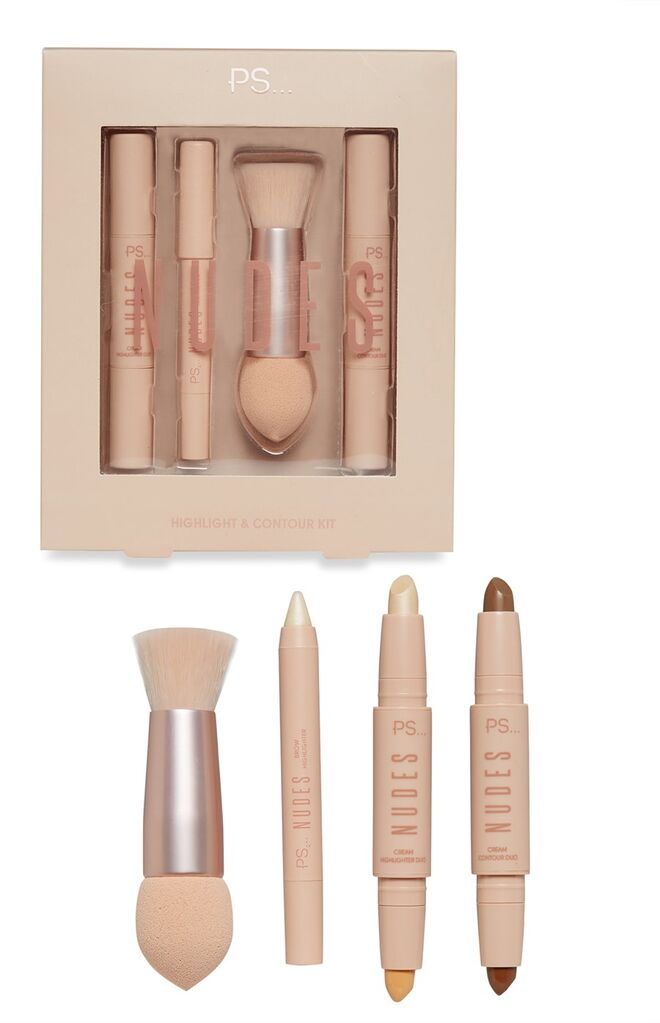 PS… Nudes Highlight and Contour Kit, €10, Primark