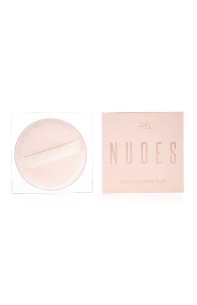 PS… Nudes Body Shimmer Dust, €5, Primark 