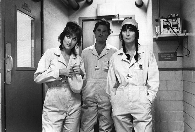 Reação em Cadeia (1983), de Mike Nichols. Interpretou o papel de Karen Silkwood.
