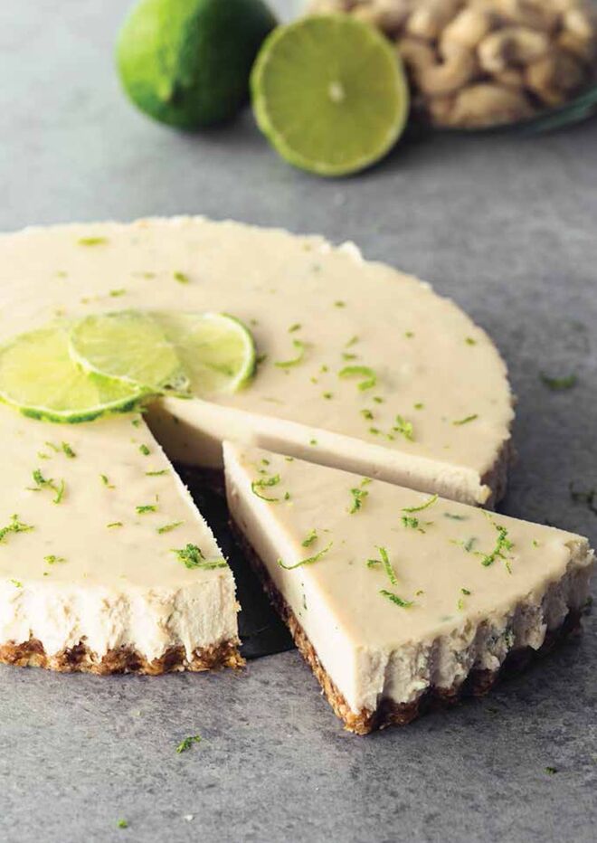 Receita: cheesecake de caju e lima