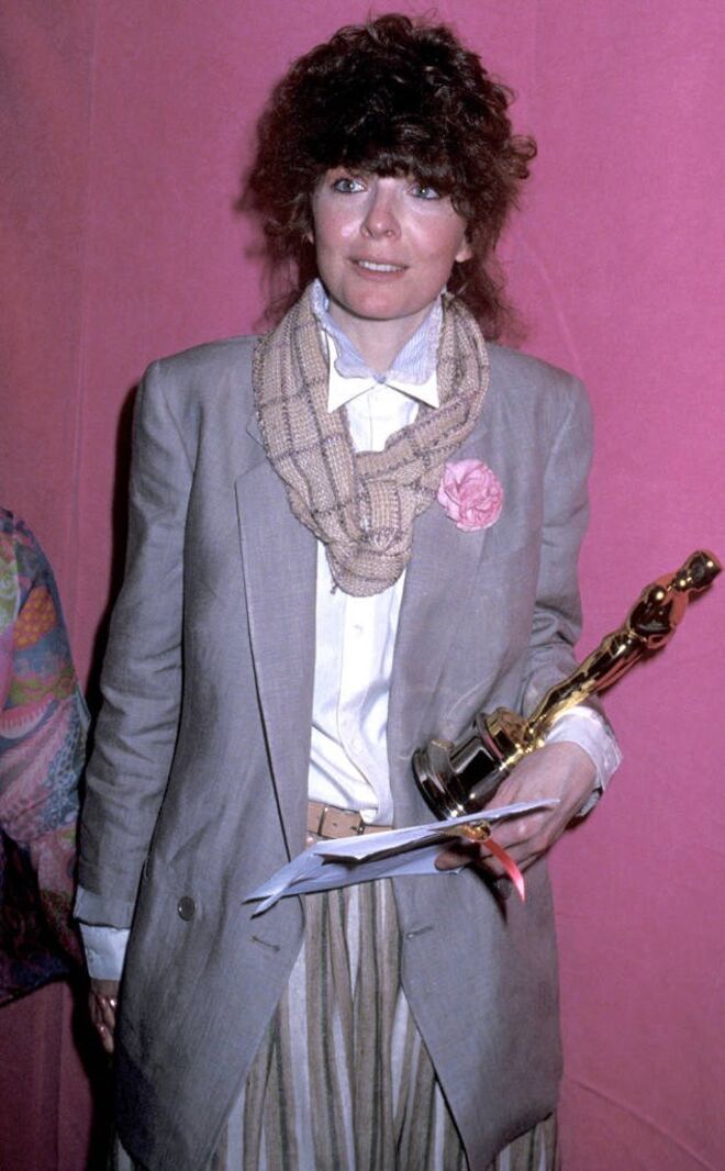 Diane Keaton | Annie Hall é um dos filmes mais recordados da história do cinema. Diane Keaton interpretou Annie, papel com o qual venceu o Óscar de Melhor Atriz, em 1978. 
