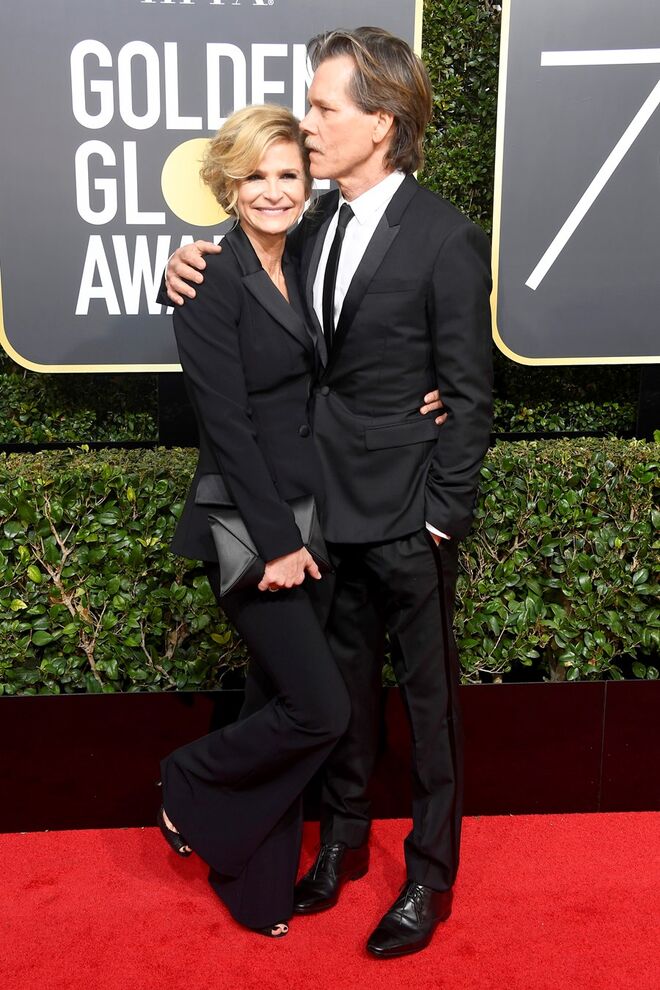 Kevin Bacon e Kyra Sedgwick | Kevin e Kyra estão casados desde 1988 e são pais de Travis e Sosie. 