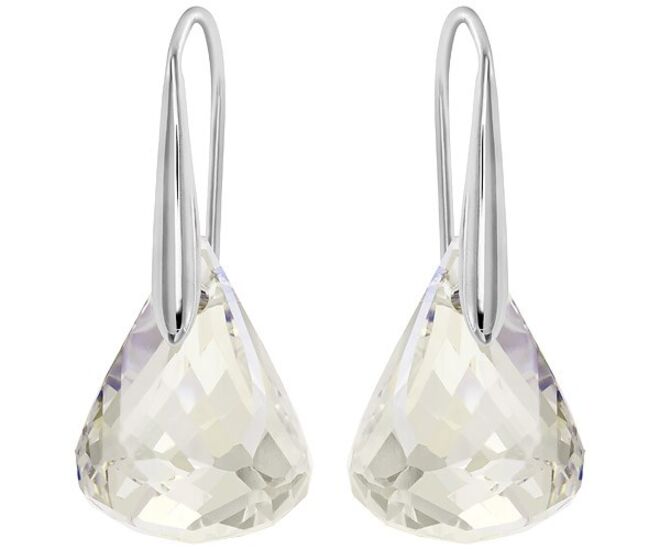 Lunar Pierced Earrings White Rhodium Plating, €69, Swarovski