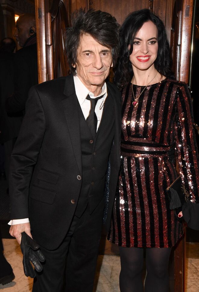 Ronnie Wood e Sally Humphreys