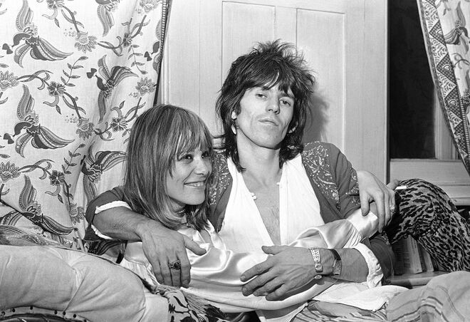 Anita Pallenberg e Keith Richards