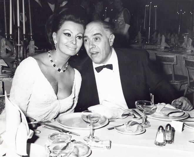 Sophia Loren e Carlo Ponti