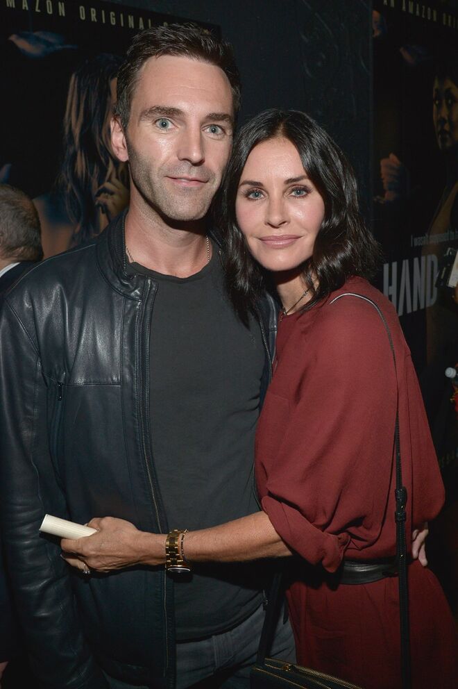 Johnny McDaid e Courtney Cox