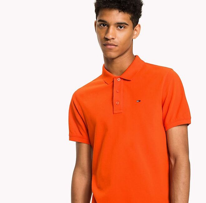 Cotton Piqué Slim Fit Polo, €55, Tommy Hilfiger