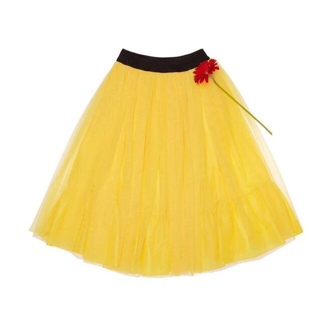 Saia franzida em rede, €99,95, United Colors of Benetton