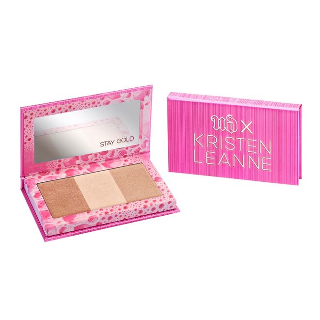 Paleta de iluminadores Kristen Beauty Beam, €35,95, Urban Decay x Kristen Leanne Collection, exclusivo em sephora.pt