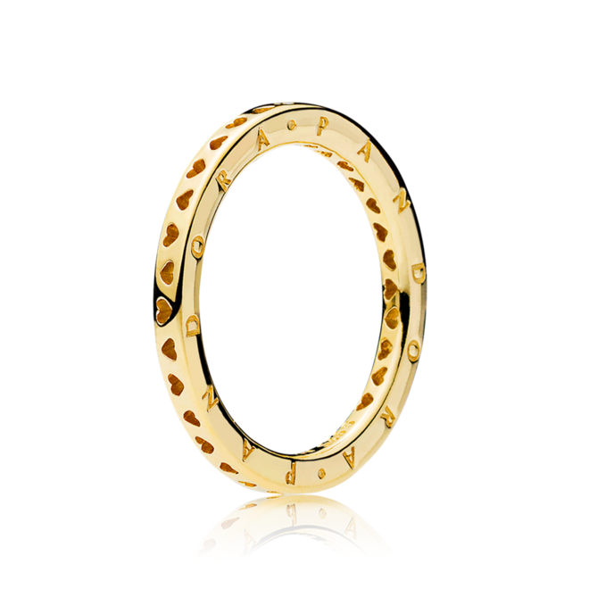 Anel Pandora Shine Signature Hearts of Pandora, €59, Pandora