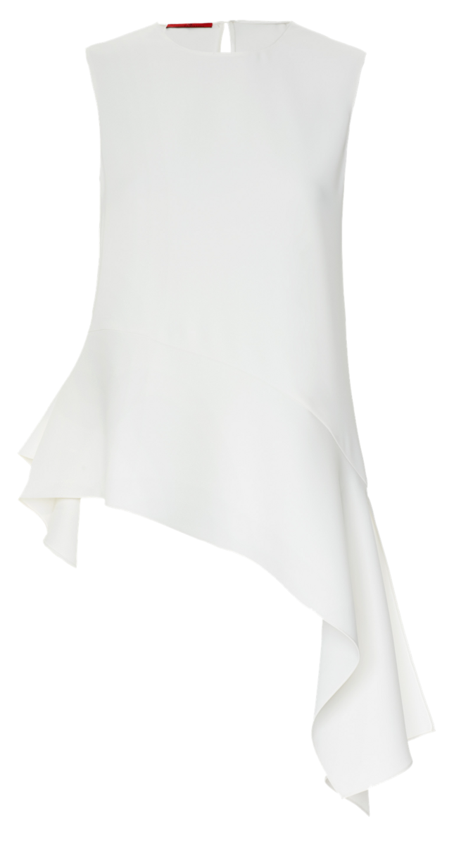 Top em algodão, Carolina Herrera, €137 (PVP €195) no Freeport Lisboa Fashion Outlet e Vila do Conde Porto Fashion Outlet