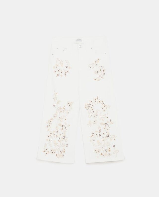 Calças The Western Embroidery Culotte, €39,95, Zara