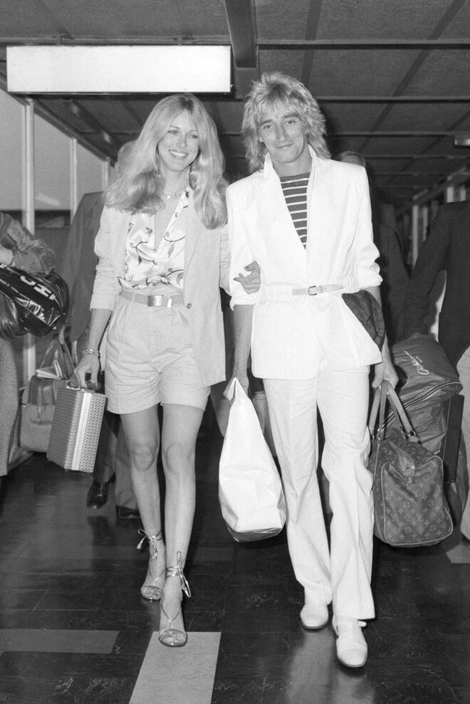 Rod Stewart e Alana Hamilton