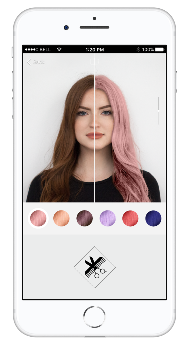 Um serviço 3D para experimentar colorações em tempo real já é uma possibilidade. A aplicação Style My Hair, de L’Oréal Professionel, inclui uma tecnologia de make-over de Realidade Aumentada para antecipar como ficará o visual final, antes de arriscar. 