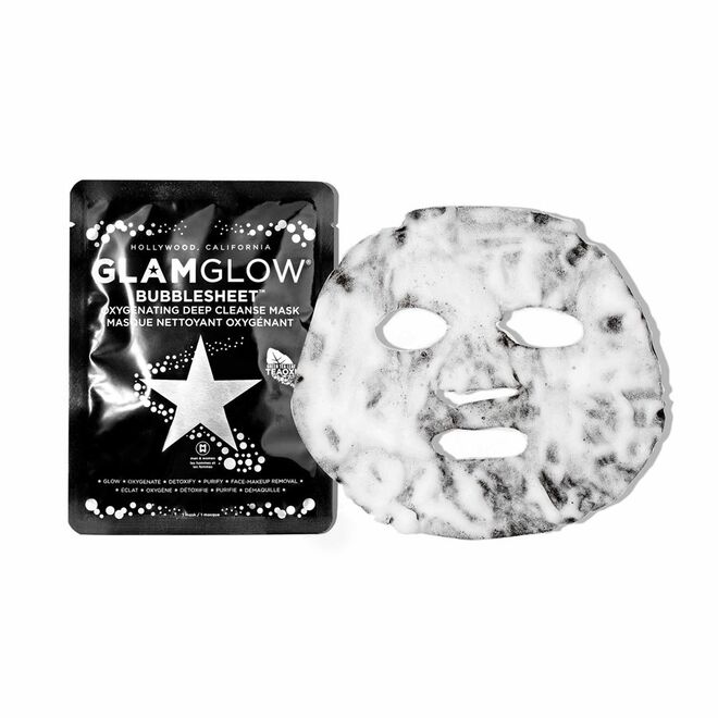 Charcoal Infused Bubbling and Oxygenating Deep Cleanse Mask, €8,90, Glamglow, na Perfumes & Companhia