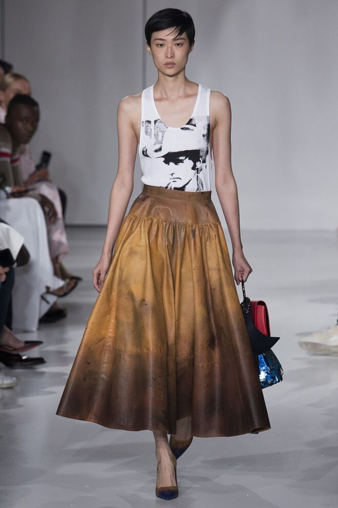 Western girl: desfile Calvin Klein