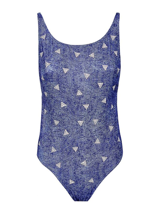 Kinship logo monokini, €89, Guess