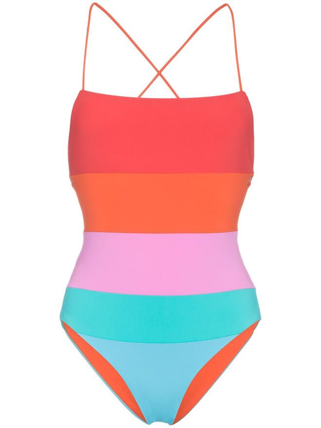 Olympia One Piece Swimsuit, €414, Mara Hoffman, em www.farfetch.com