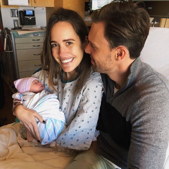 Louise Roe e Mackenzie Hunkin | A 11 de janeiro, a blogger e apresentadora foi mãe de uma menina, Honor Florence Crosby Hunkin. 