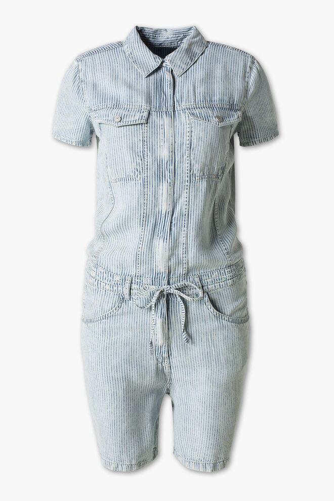 Denim jumpsuit, €29, C&A