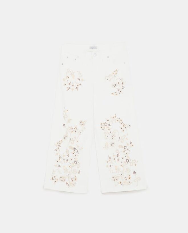 Calças The Western Embroidery Culotte, €39,95, Zara