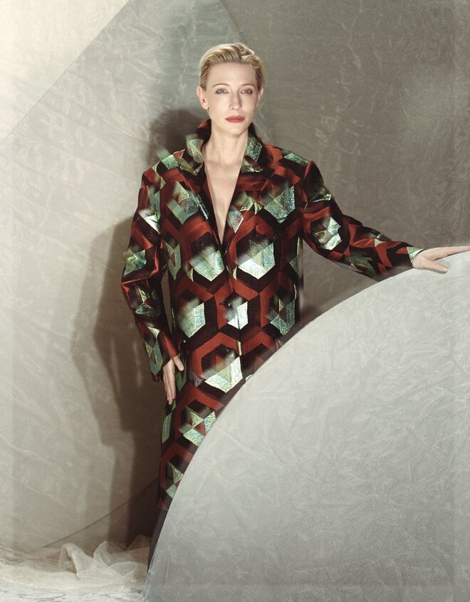 Casaco de lamé em patchwork de algodão e seda, Dries Van Noten