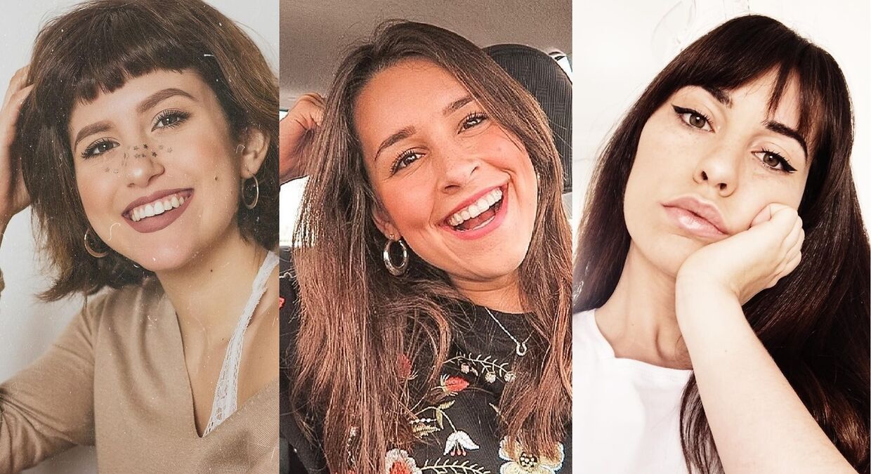 Daniela Gandra, Adriana da Silva e Carolina Santiago