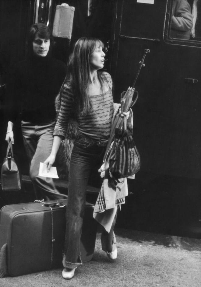 Jane Birkin, no filme Catherine & Co, 1975