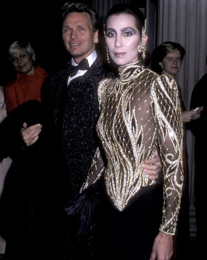 Cher, em Bob Mackie, 1985: Costumes of Royal India 