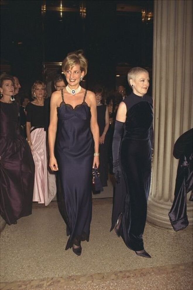 Princesa Diana, em Dior, 1996: Christian Dior