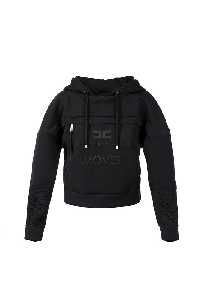 Hoodie da coleção Moves, €331, Elisabetta Franchi