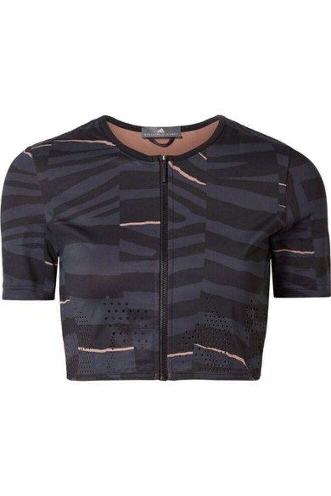 Crop top estampado, € 70, Adidas by Stella McCartney 