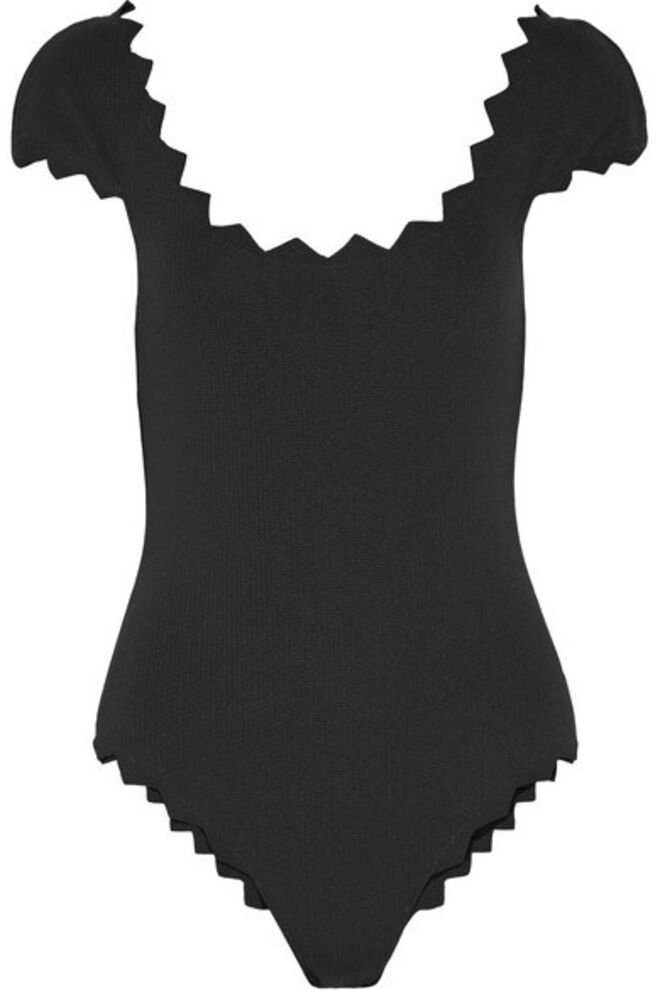 Fato de banho Mexico scalloped, €325, Marysia (Net-a-Porter)